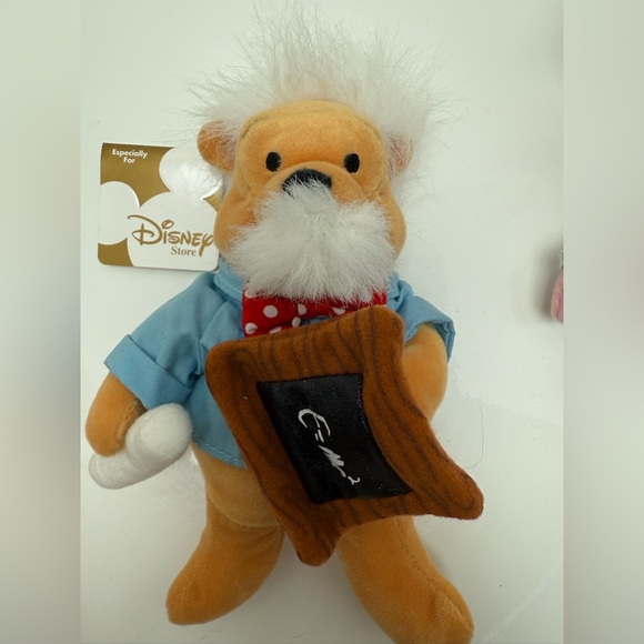 NWT Disney Beanie Lot Of 3 - Einstein Pooh, Mad Scientist Tigger, Teacher Piglet - Picture 8 of 9